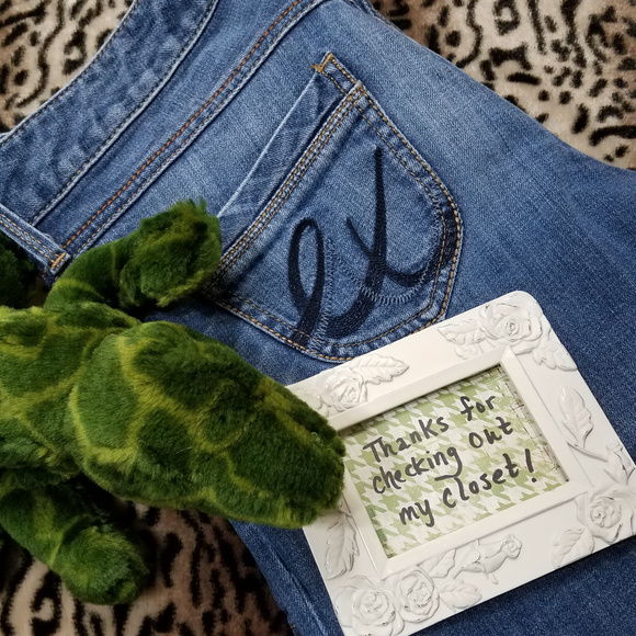 Express denim Boot cut Jeans Stella low-rise regular fit size 01 - Picture 8 of 8